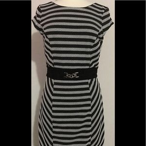 White and Black Women Dress Size 10